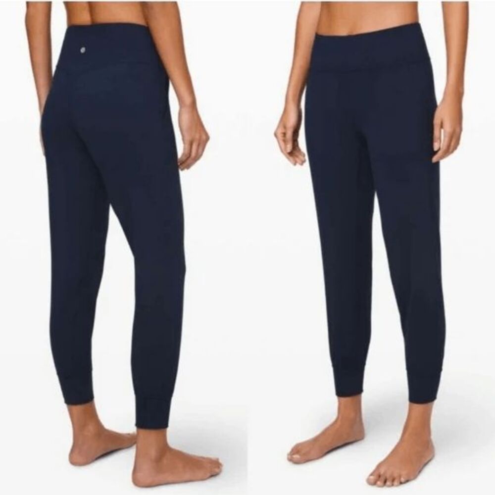 Lululemon‎ Align Jogger Pants Women 4 Navy Blue High Rise Nulu Activewear Gym